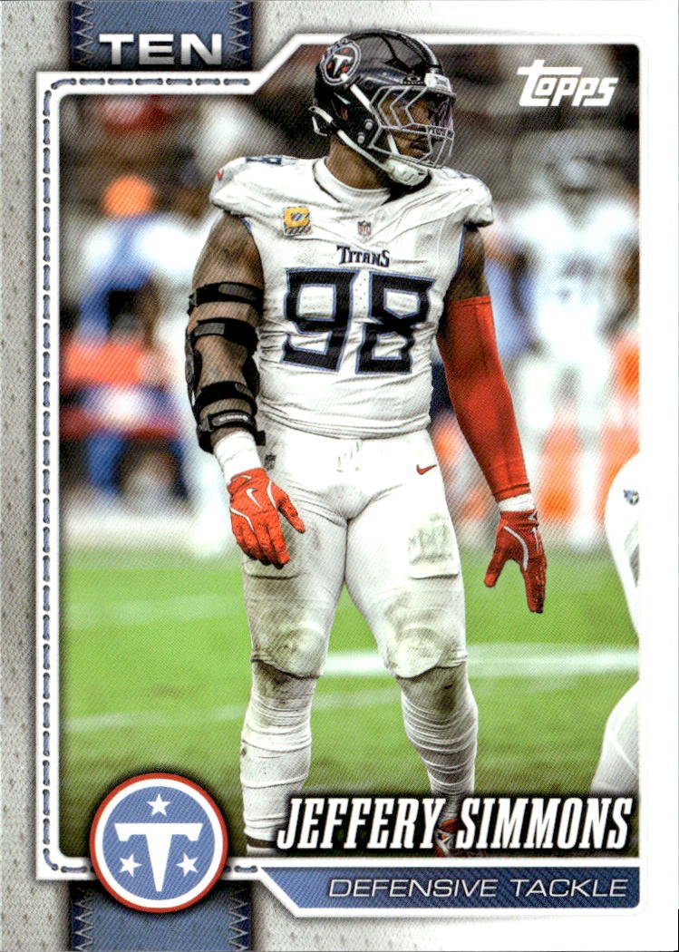 2026 Topps Jeffery Simmons graded slab