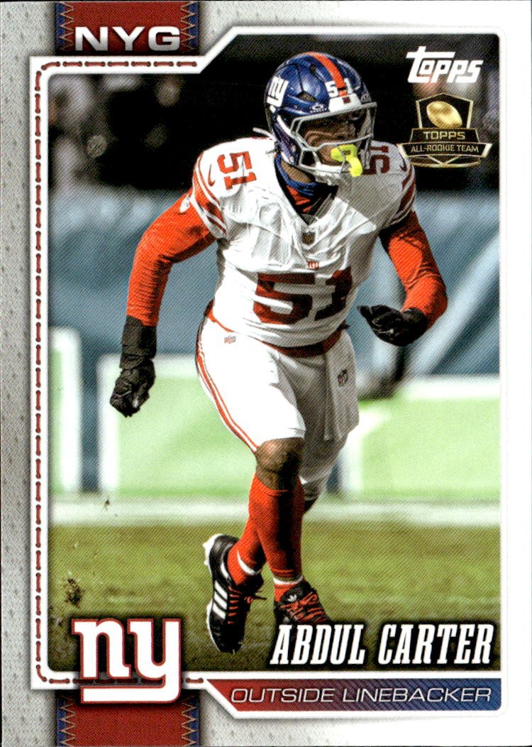 2026 Topps Abdul Carter graded slab