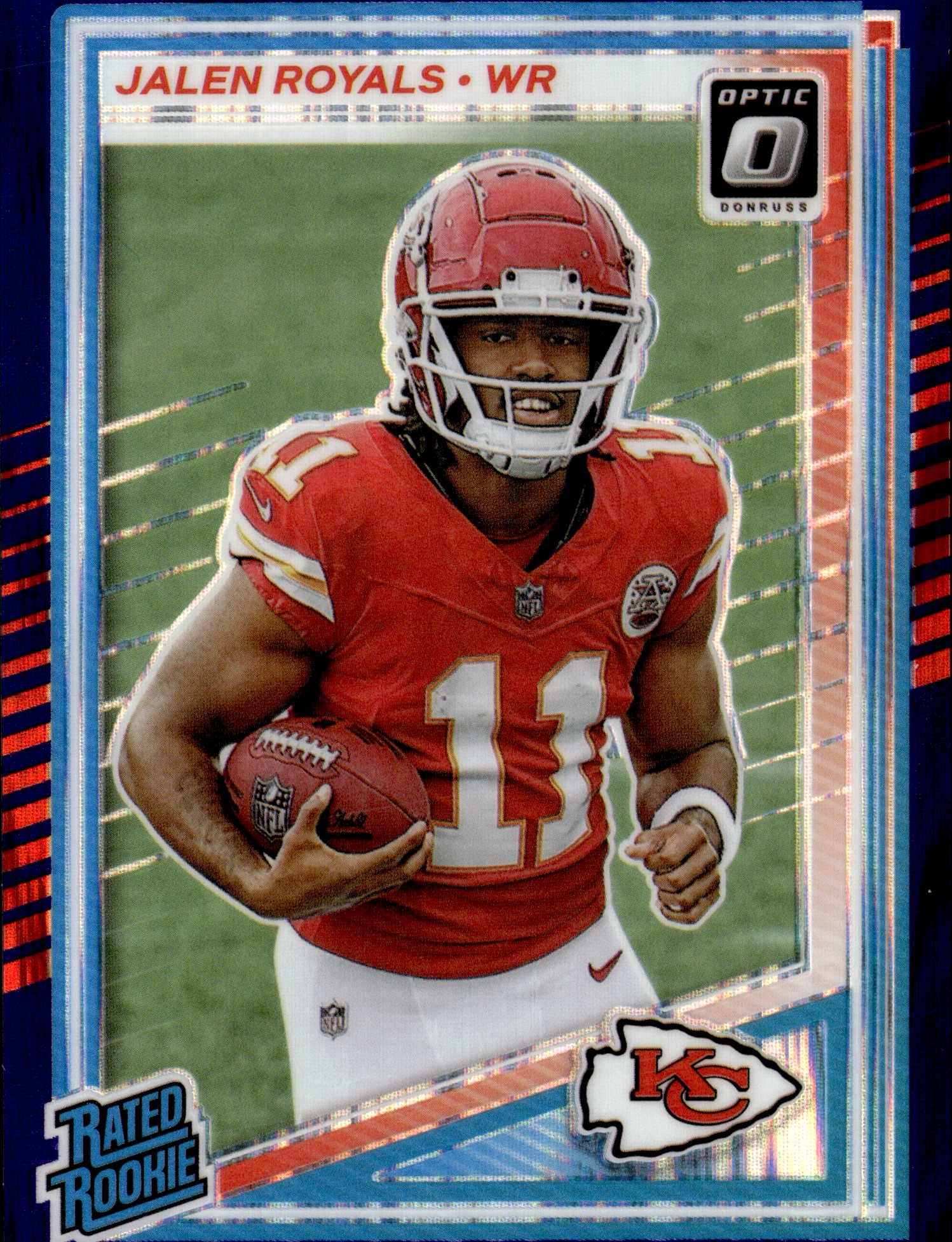 2025 Donruss Optic Jalen Royals graded slab