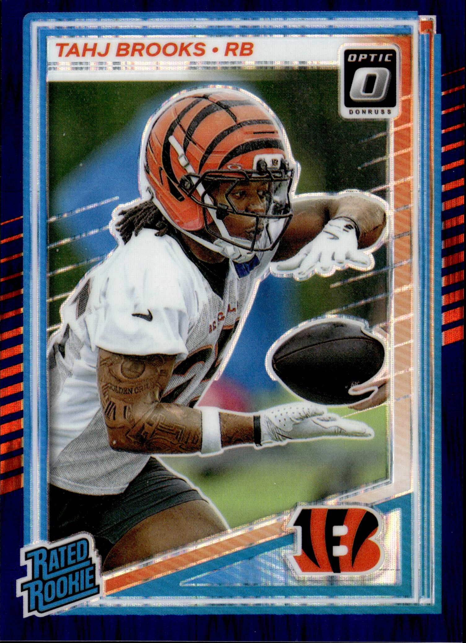 2025 Donruss Optic Tahj Brooks graded slab