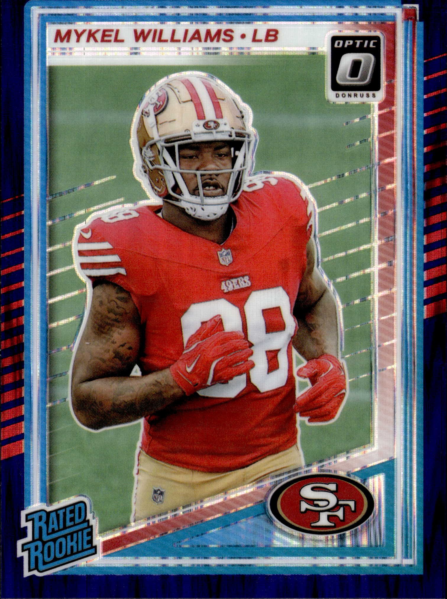 2025 Donruss Optic Mykel Williams graded slab