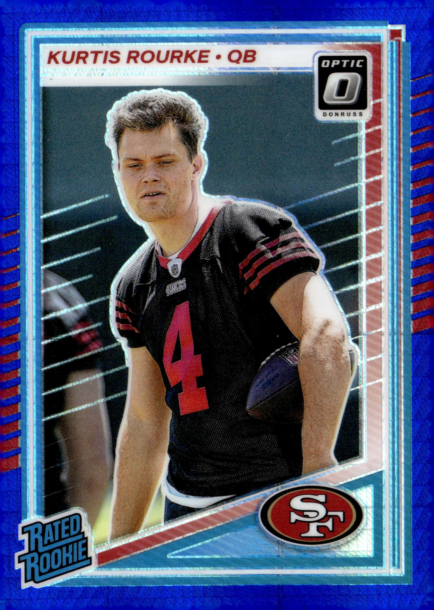 2025 Donruss Optic Kurtis Rourke graded slab