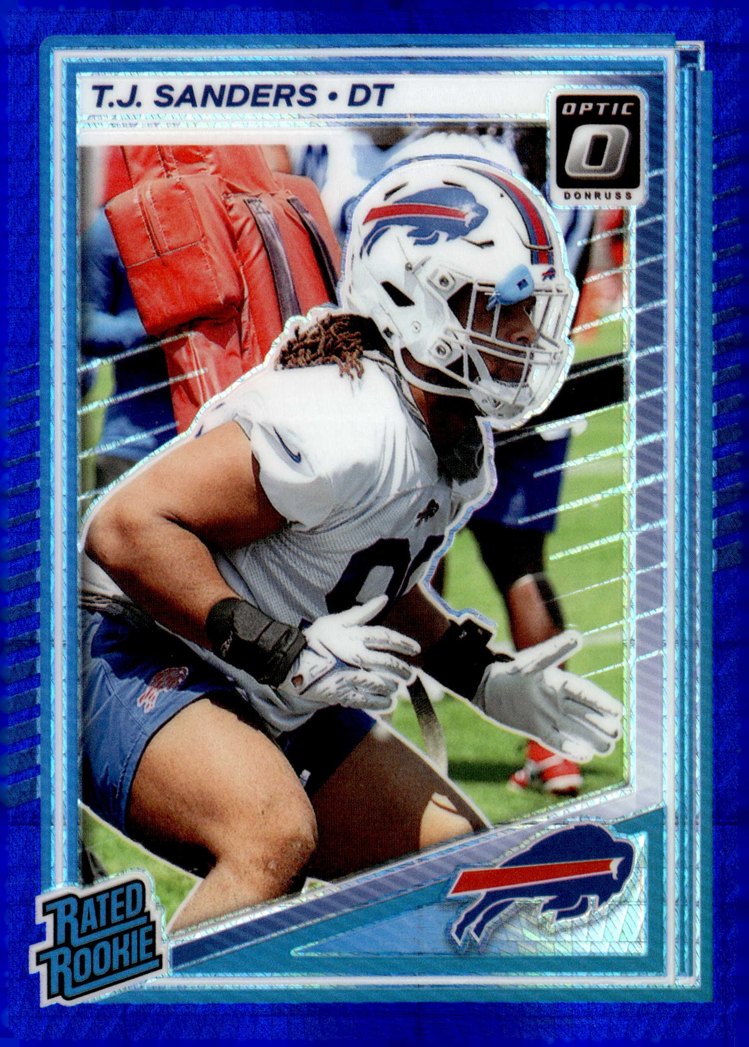 2025 Donruss Optic T.J. Sanders graded slab