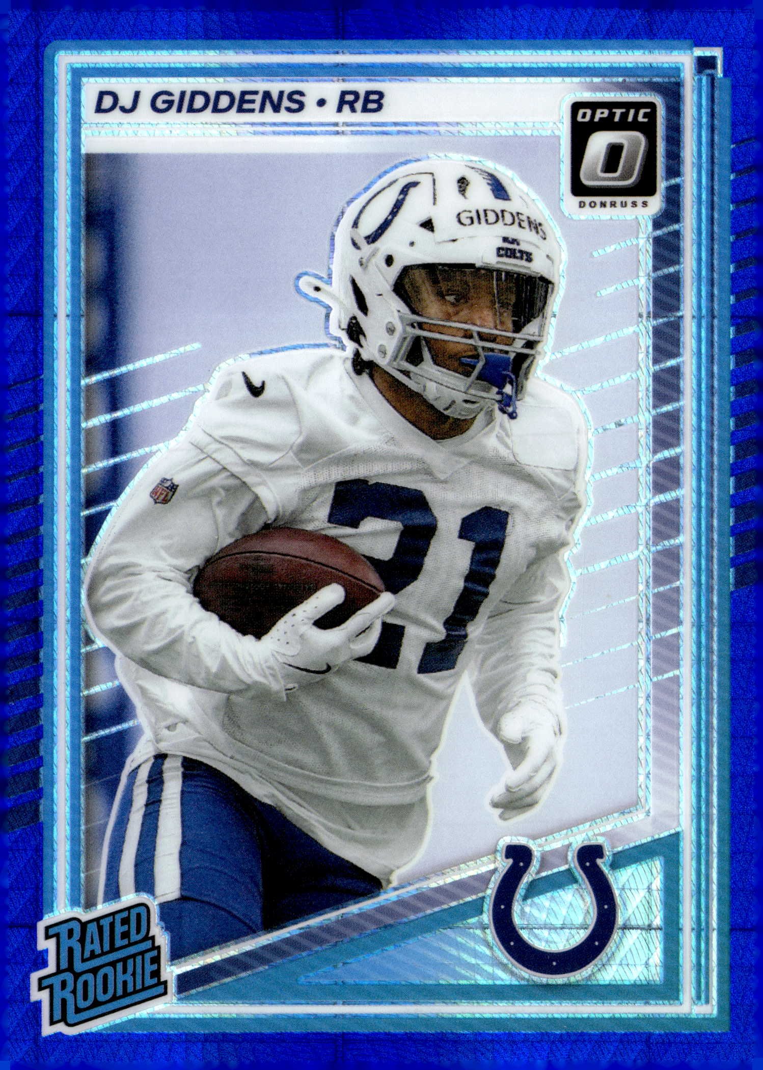 2025 Donruss Optic Dj Giddens graded slab