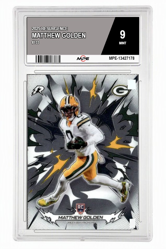 2025 RESURGENCE #133 MATTHEW GOLDEN MPE 9 MINT — graded card auctioned from the MPE vault