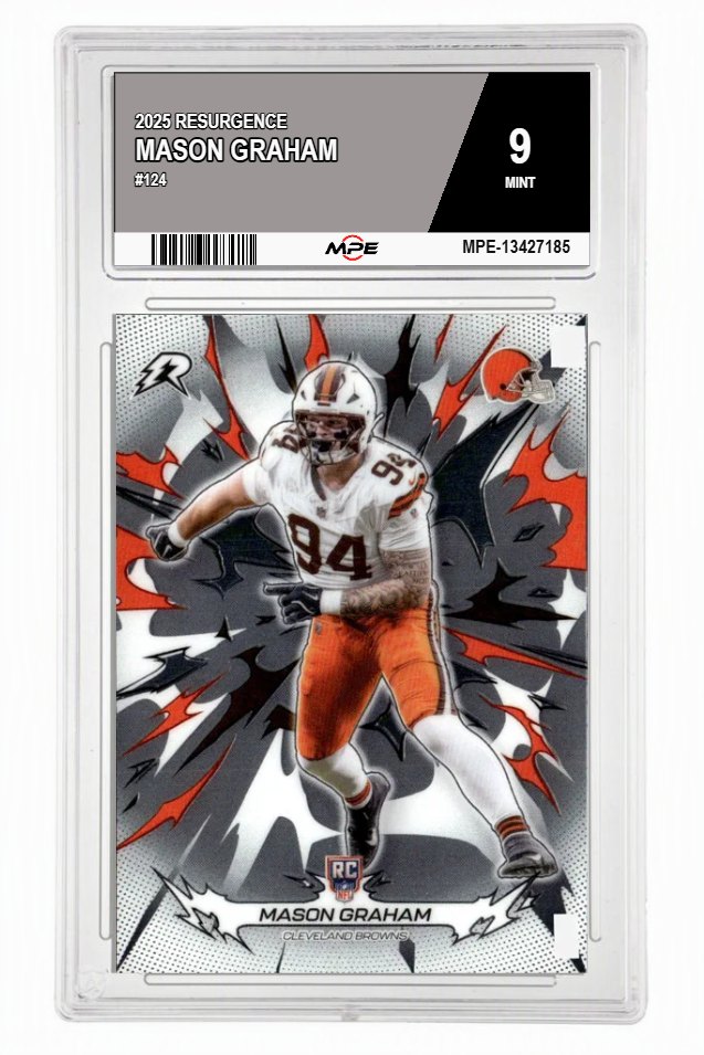 2025 RESURGENCE #124 MASON GRAHAM MPE 9 MINT — graded card auctioned from the MPE vault