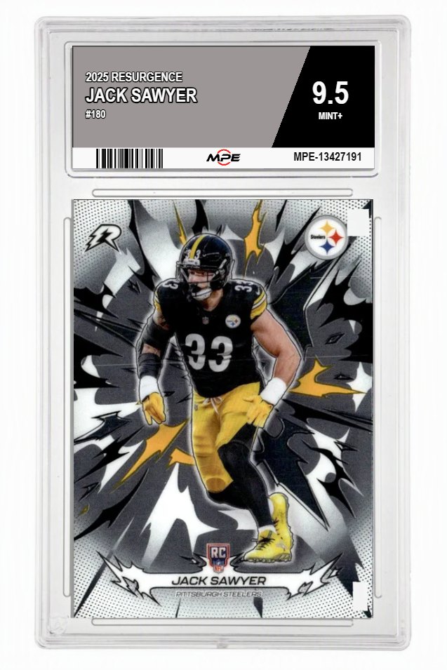 2025 RESURGENCE #180 JACK SAWYER MPE 9.5 MINT+ — graded card auctioned from the MPE vault