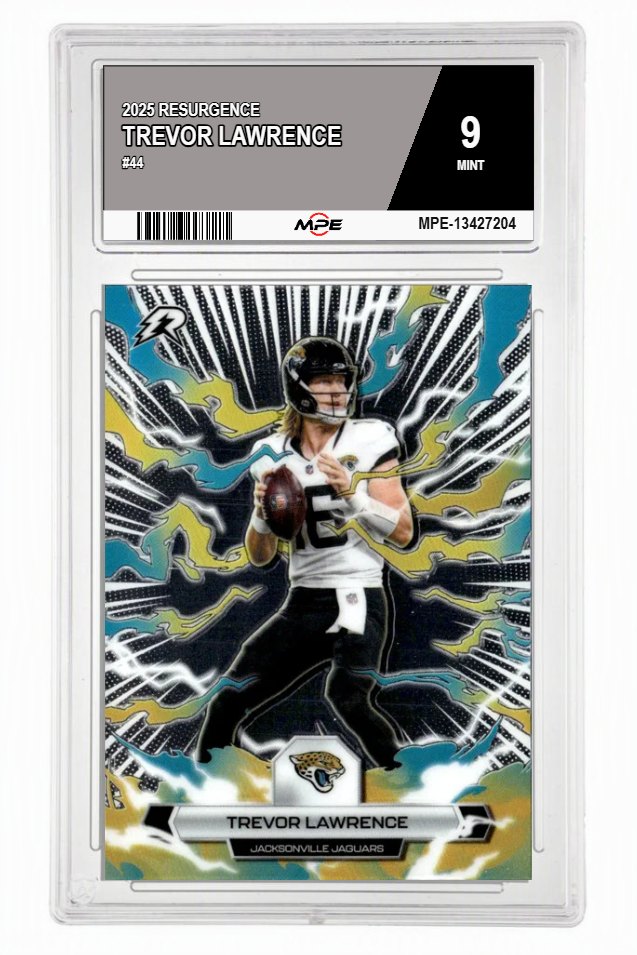 2025 RESURGENCE #44 TREVOR LAWRENCE MPE 9 MINT — graded card auctioned from the MPE vault