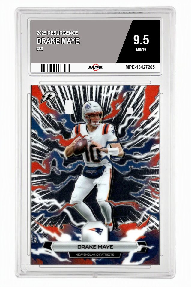 2025 RESURGENCE #66 DRAKE MAYE MPE 9.5 MINT+ — graded card auctioned from the MPE vault
