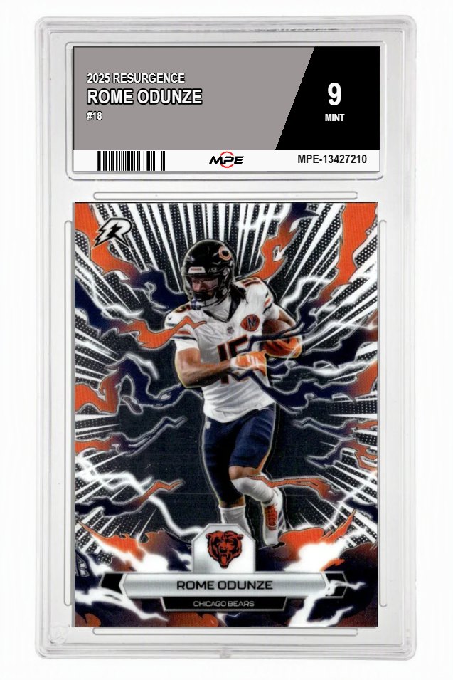 2025 RESURGENCE #18 ROME ODUNZE MPE 9 MINT — graded card auctioned from the MPE vault