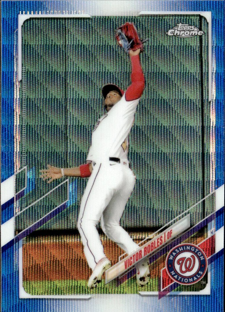 2021 Topps Chrome Victor Robles graded slab