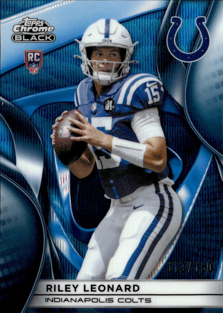 2025 Topps Chrome Black Riley Leonard graded slab
