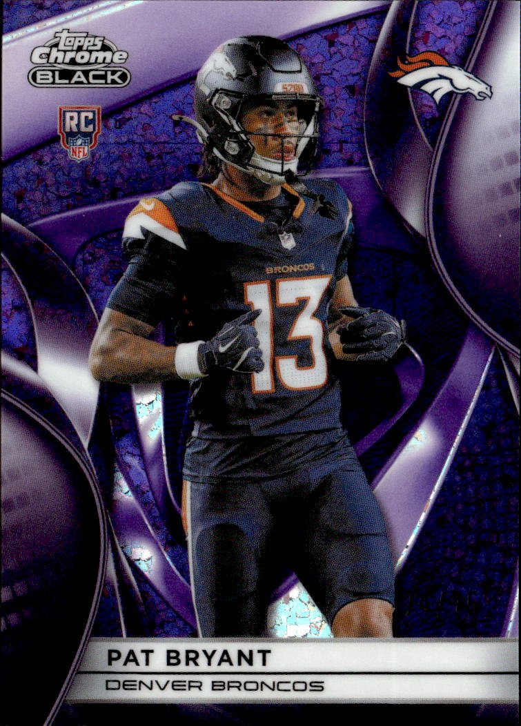2025 Topps Chrome Black Pat Bryant graded slab