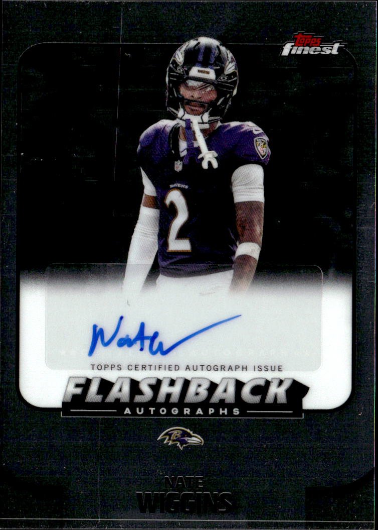 2025 Finest Nate Wiggins graded slab