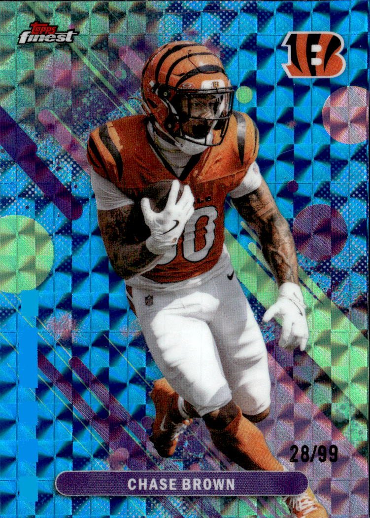2025 Finest Chase Brown graded slab