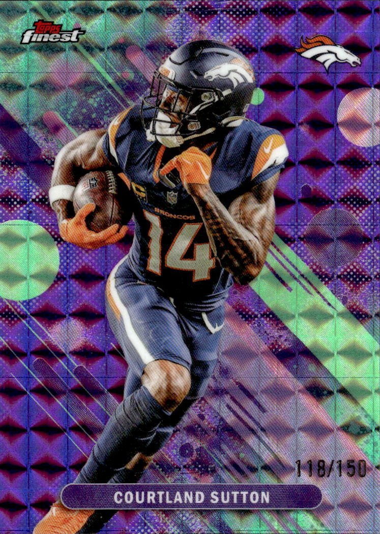 2025 Finest Courtland Sutton graded slab