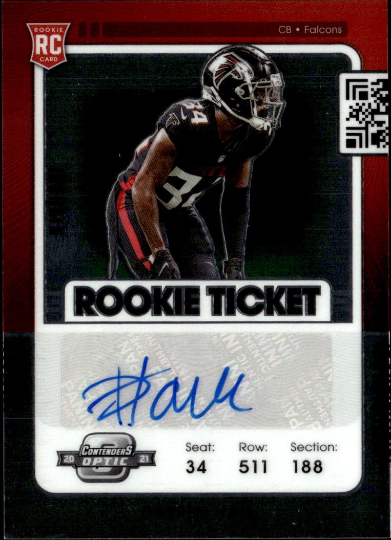 2021 Optic Contenders Darren Hall graded slab