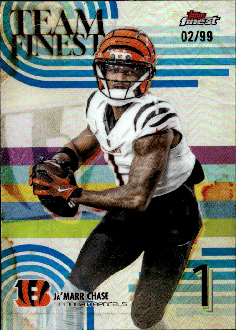 2025 Finest Ja'Marr Chase graded slab