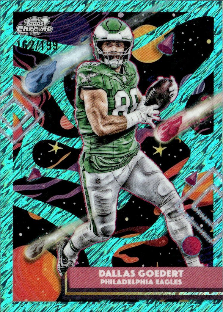 2025 Cosmic Chrome Dallas Goedert graded slab