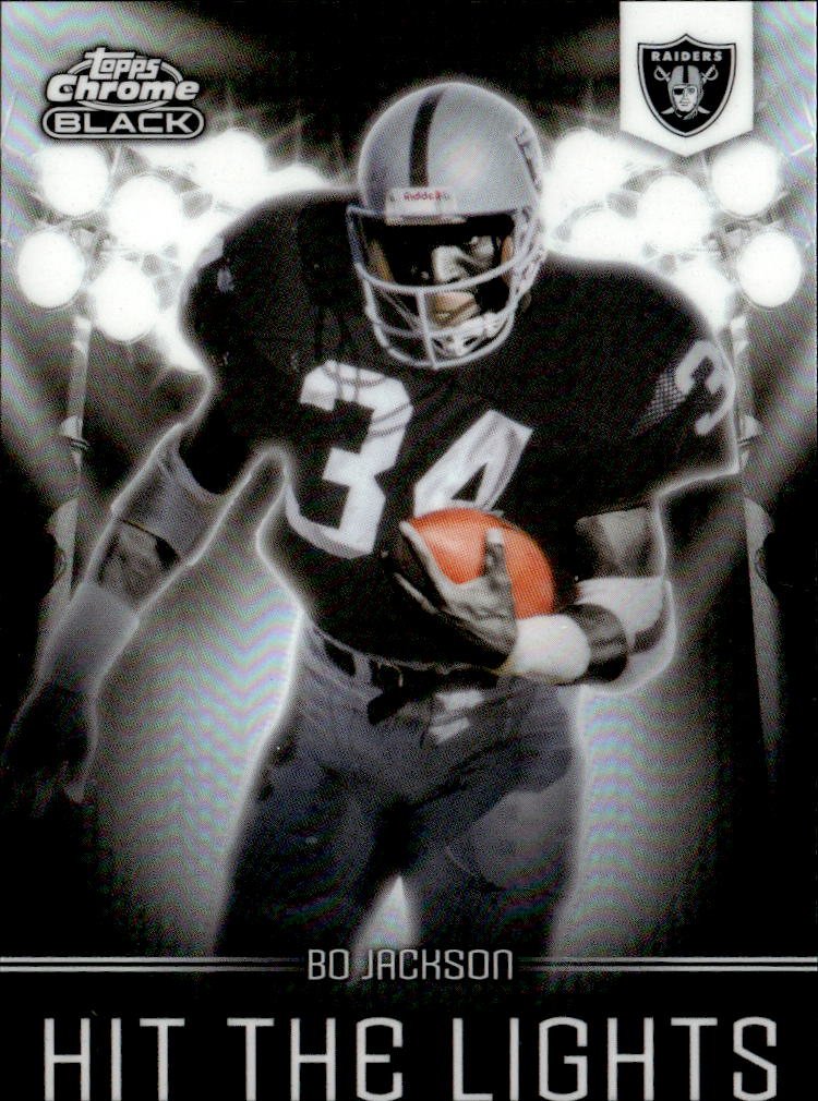 2025 Topps Chrome Black Bo Jackson graded slab