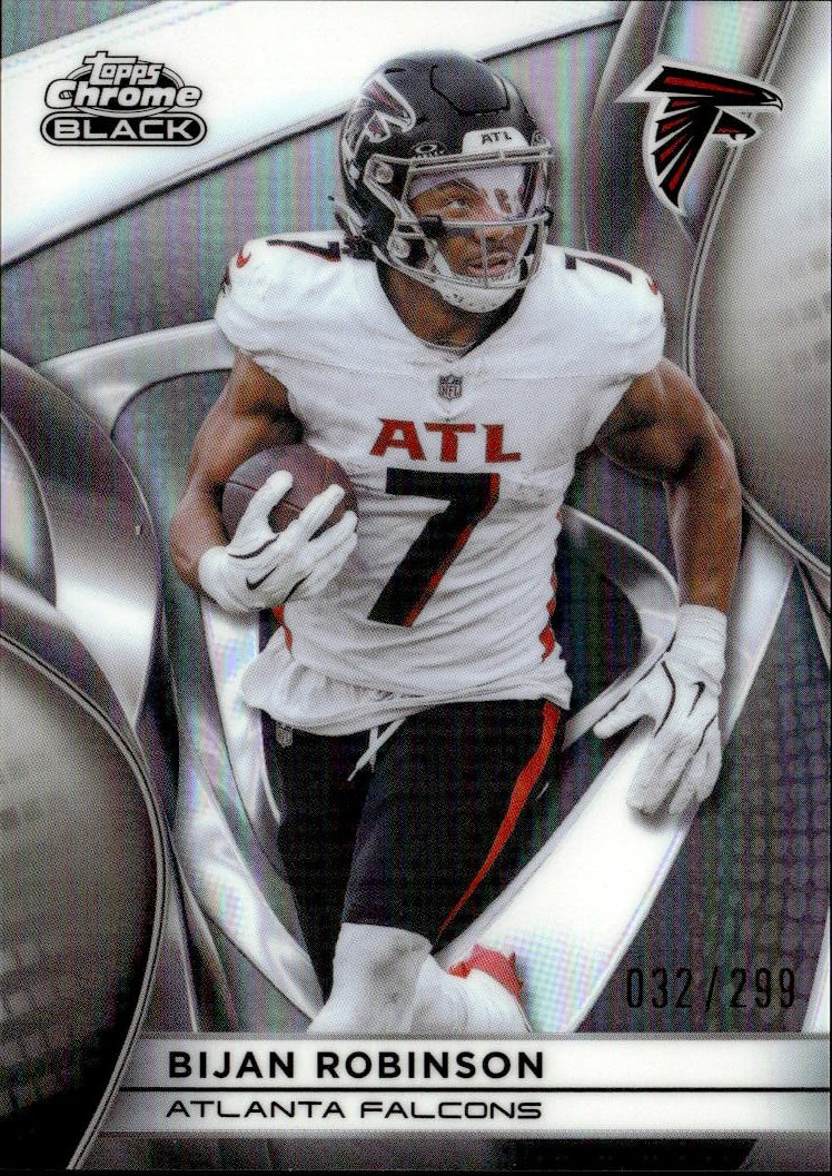 2025 Topps Chrome Bijan Robinson graded slab