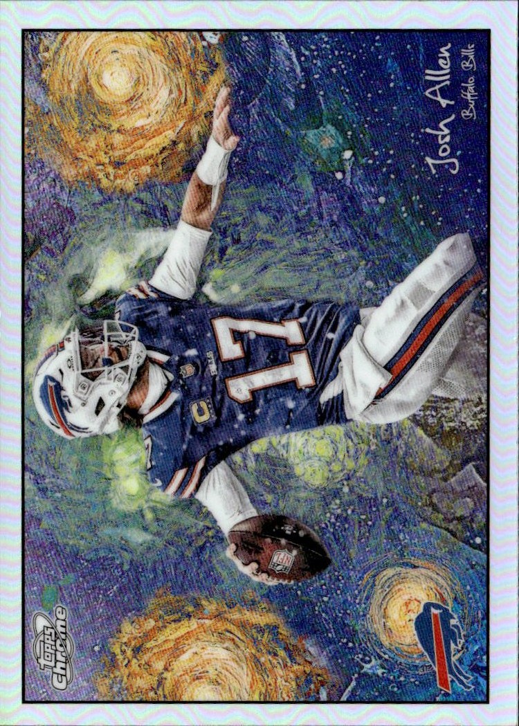 2025 Cosmic Chrome Josh Allen graded slab