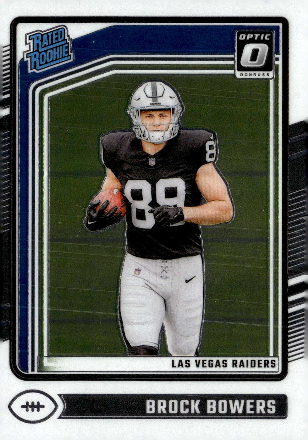 2024 Donruss Optic Brock Bowers graded slab