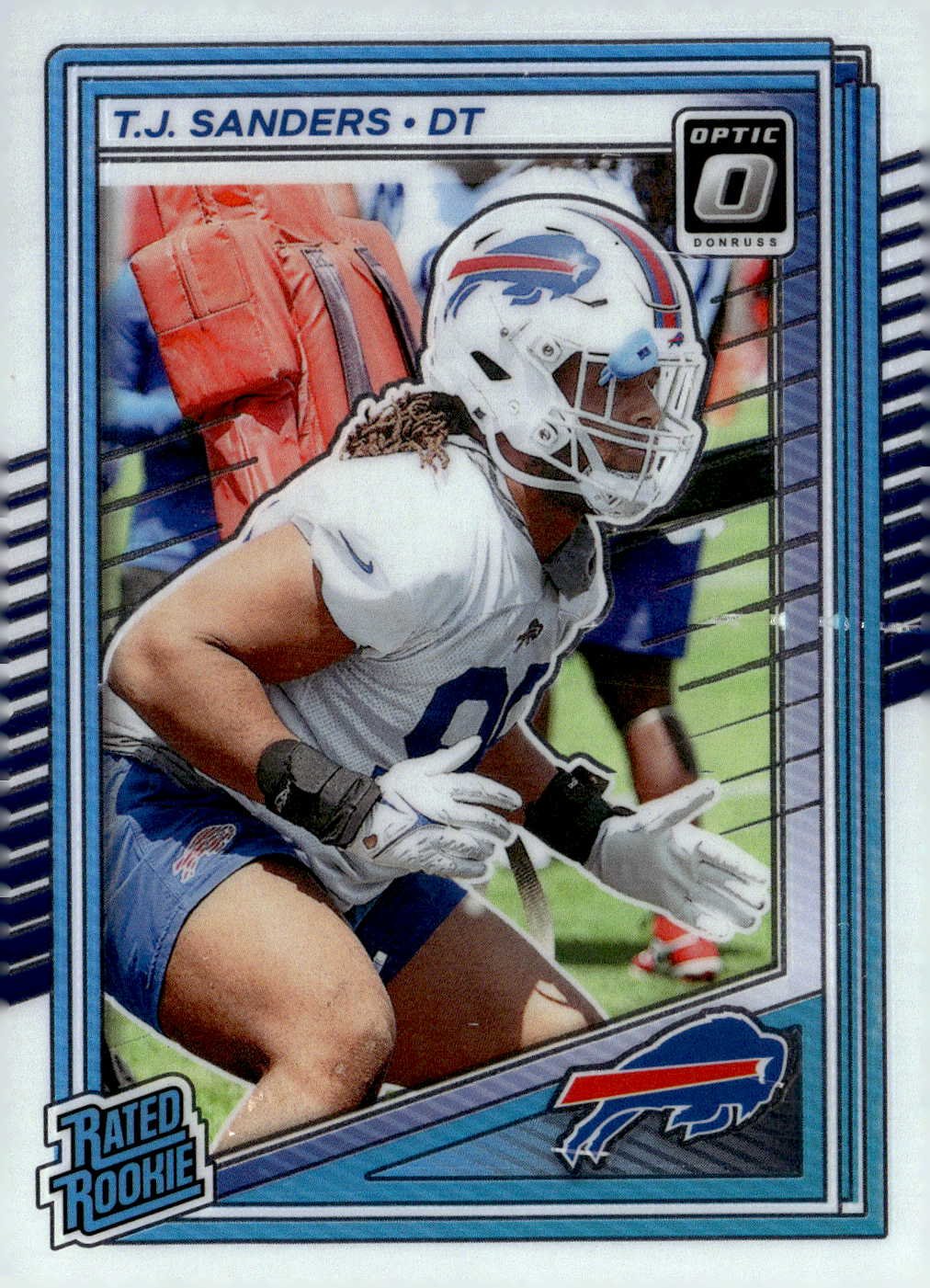 2025 Donruss Optic T.J. Sanders graded slab