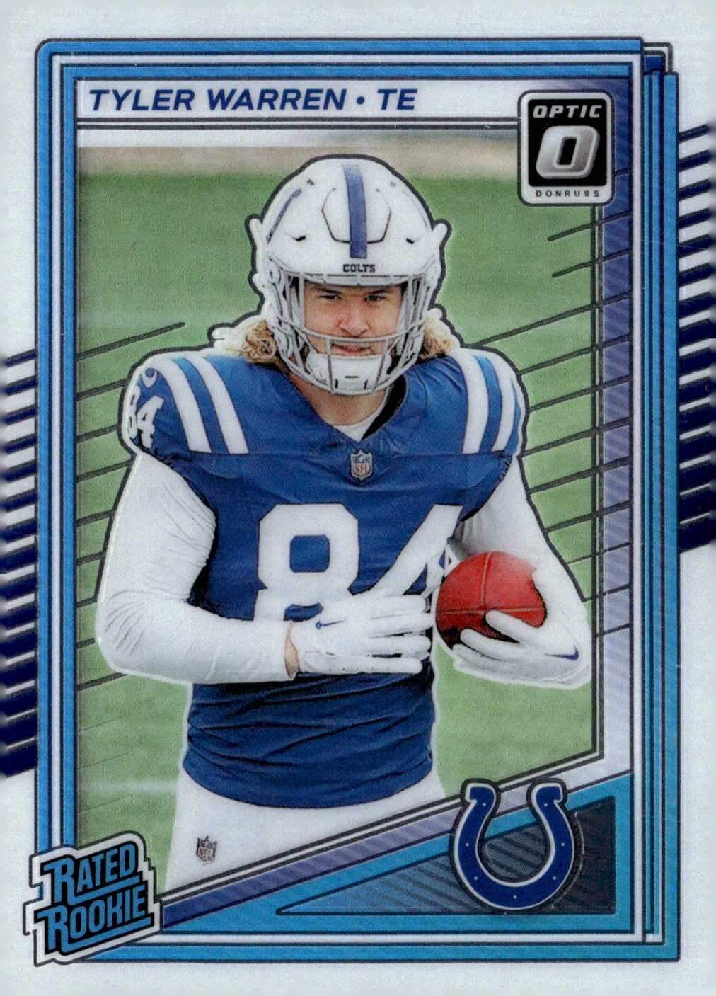 2025 Donruss Optic Tyler Warren graded slab