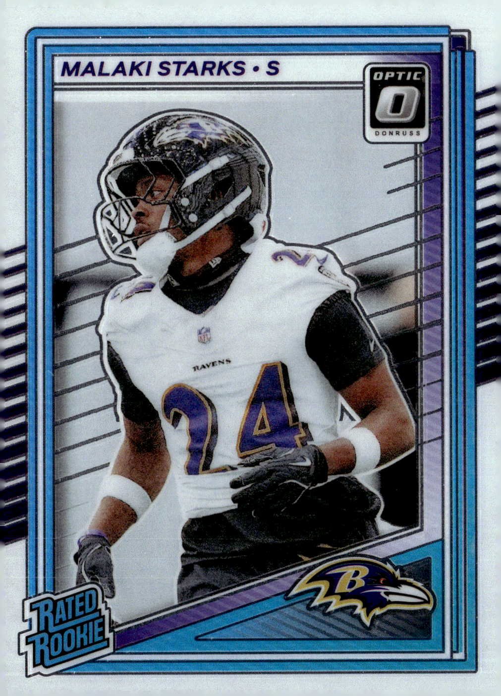 2025 Donruss Optic Malaki Starks graded slab
