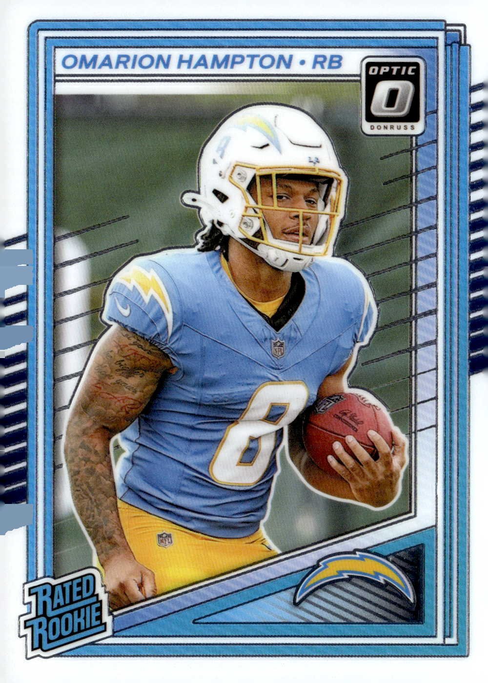 Omarion Hampton graded slab