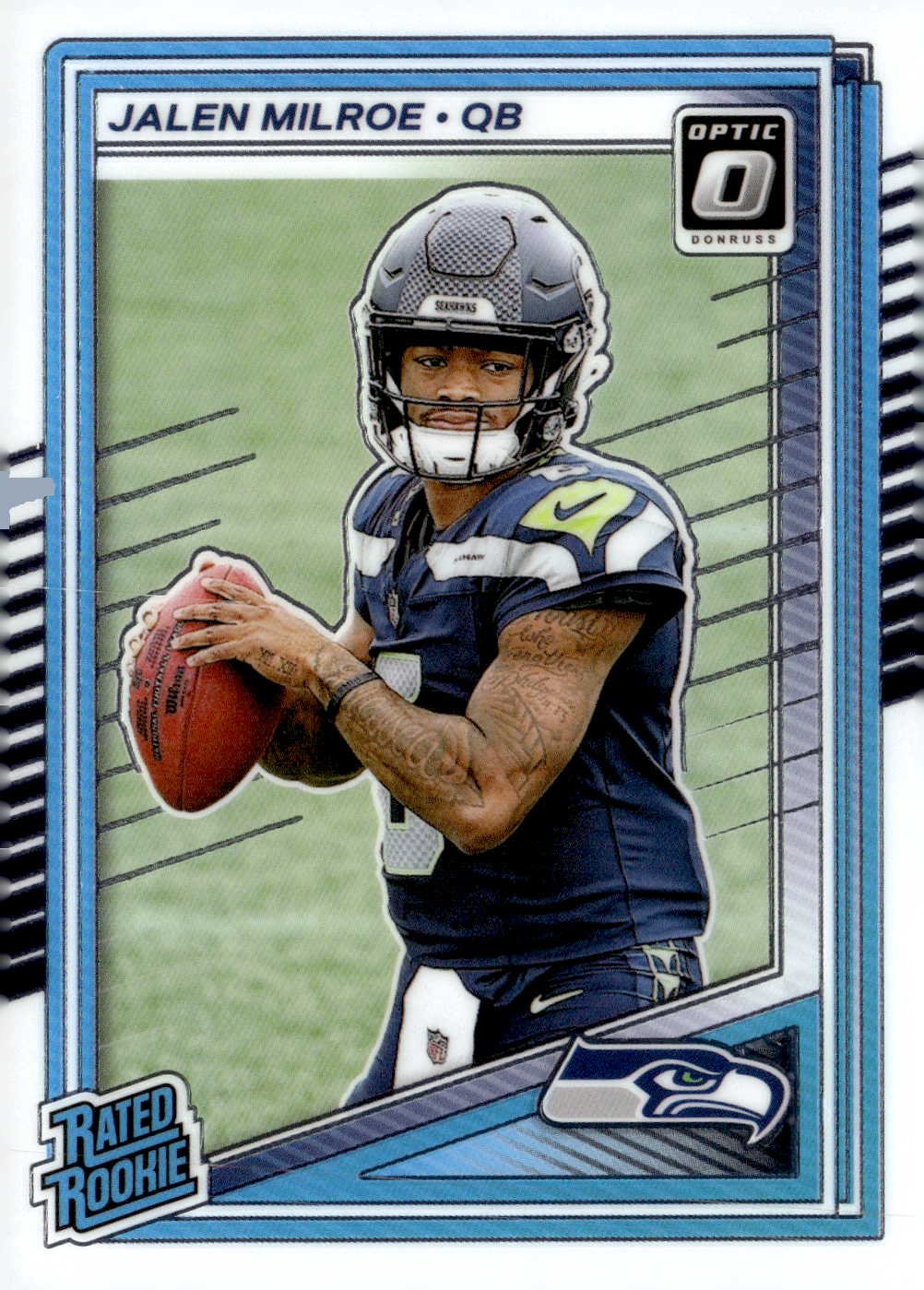2025 Donruss Optic Jalen Milroe graded slab