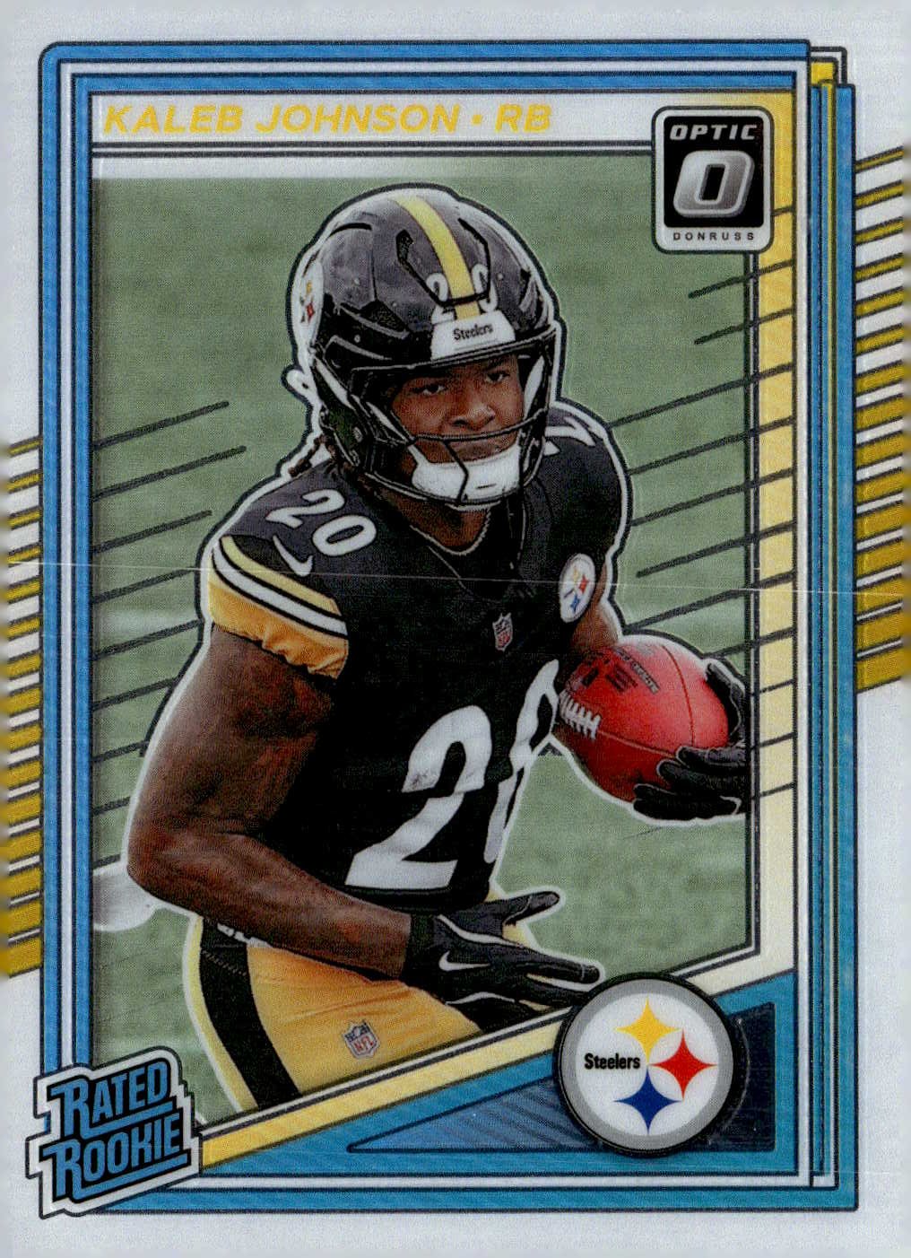 2025 Donruss Optic Kaleb Johnson graded slab