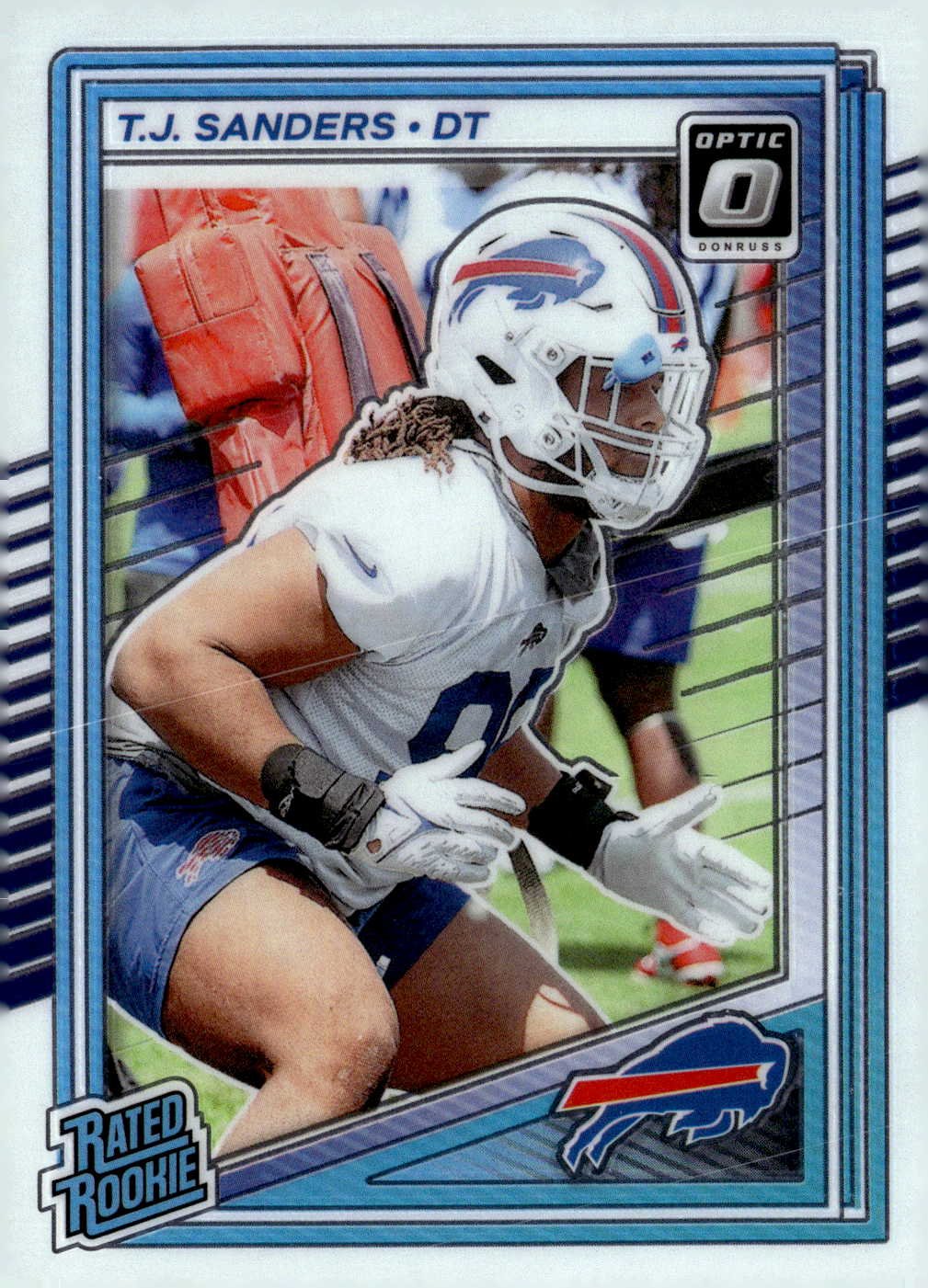 2025 Donruss Optic T.J. Sanders graded slab