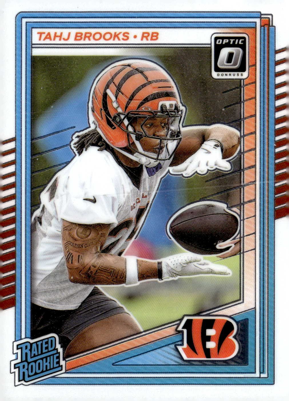 2025 Donruss Optic Tahj Brooks graded slab