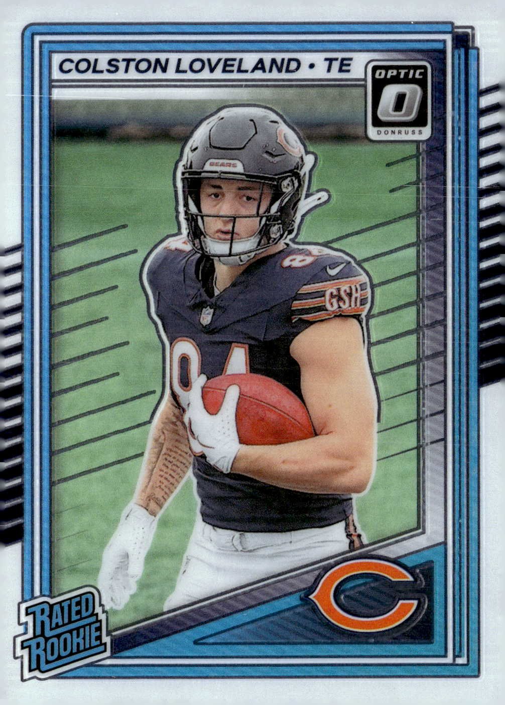 2025 Donruss Optic Colston Loveland graded slab
