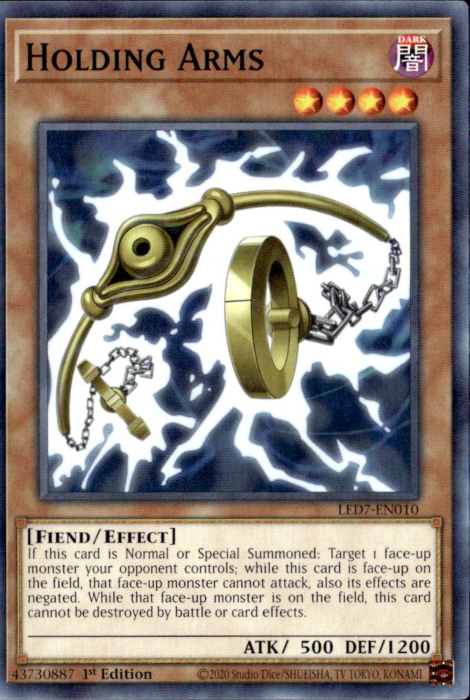 2020 Yu Gi Oh! Holding Arms graded slab