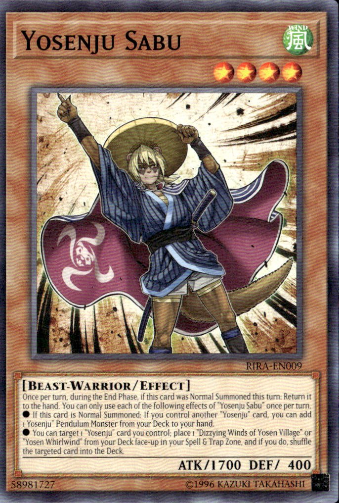2019 Yu Gi Oh! Yosenju Sabu graded slab