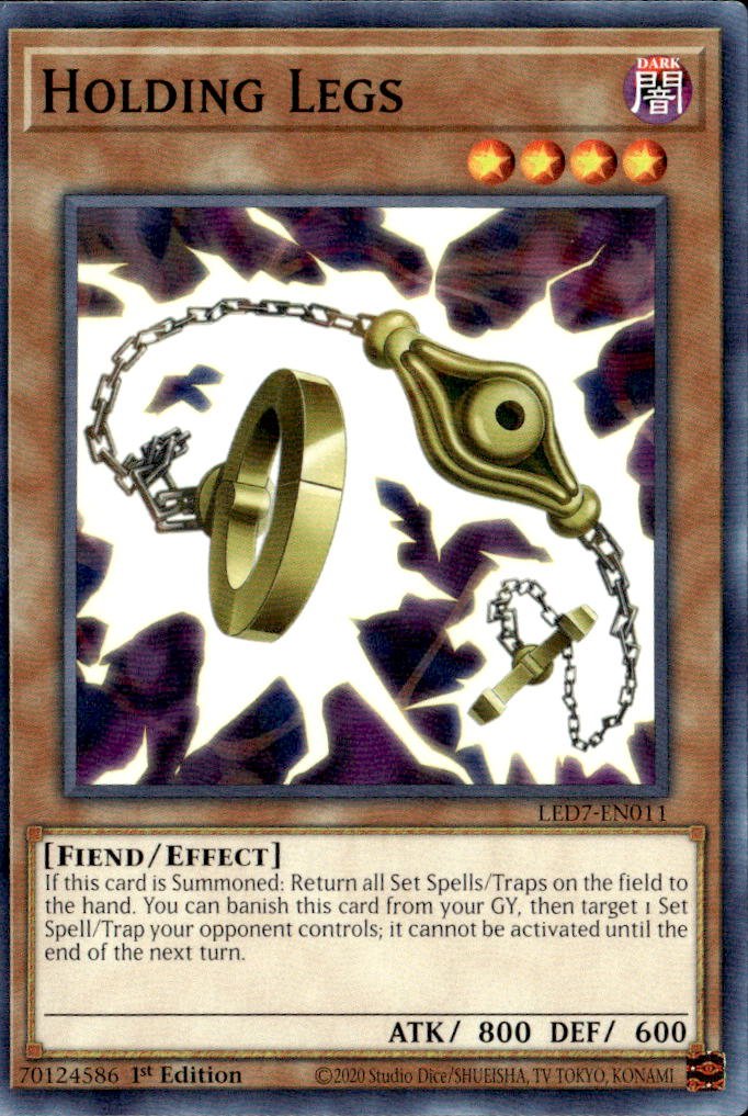 2020 Yu Gi Oh! Holding Legs graded slab