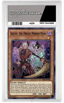 2020 YU GI OH! #RIRA-EN086 IKELOS, THE DREAM MIRROR MARA MPE 10 GEM/MT — graded card up for auction