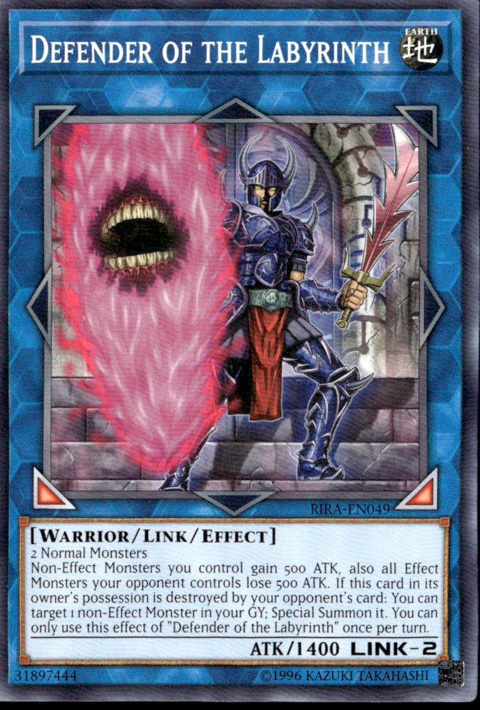 2019 Yu-Gi-Oh! Defender Of The Labyrinth graded slab