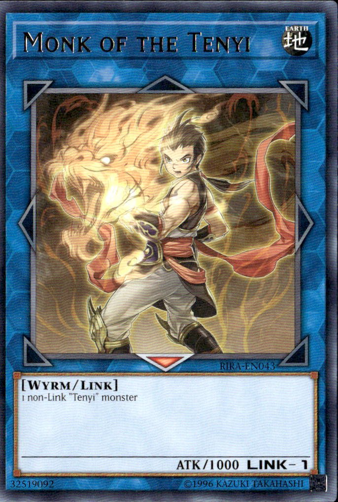 2019 Yu Gi Oh! Monk Of The Tenyi graded slab