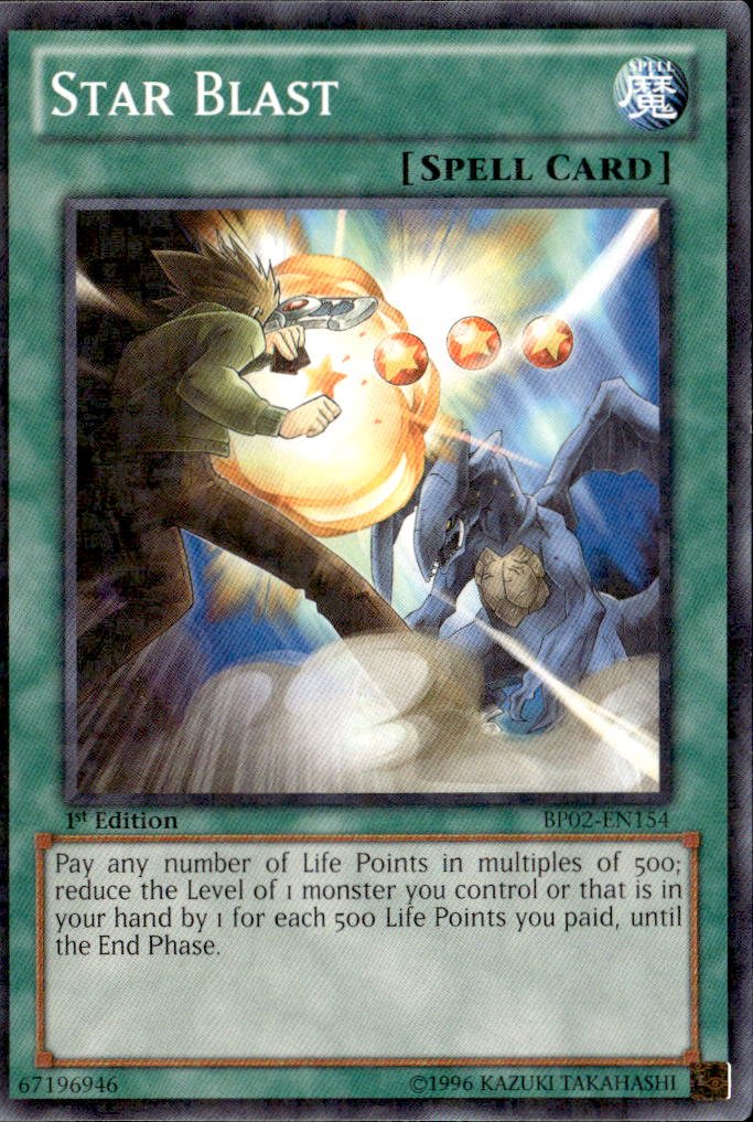 2013 Yu Gi Oh! Star Blast graded slab