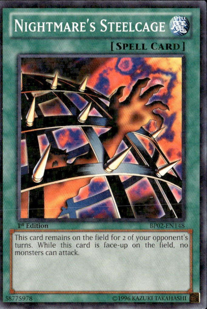 2013 Yu Gi Oh! Nightmare'S Steelcage graded slab