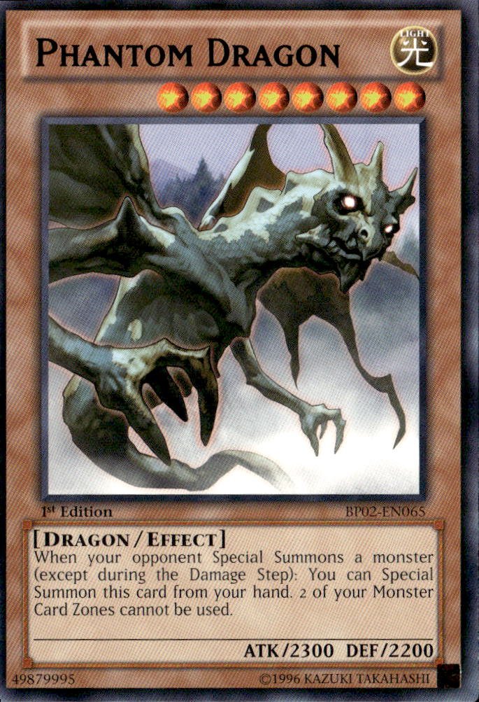 2013 Yu-Gi-Oh! Phantom Dragon graded slab