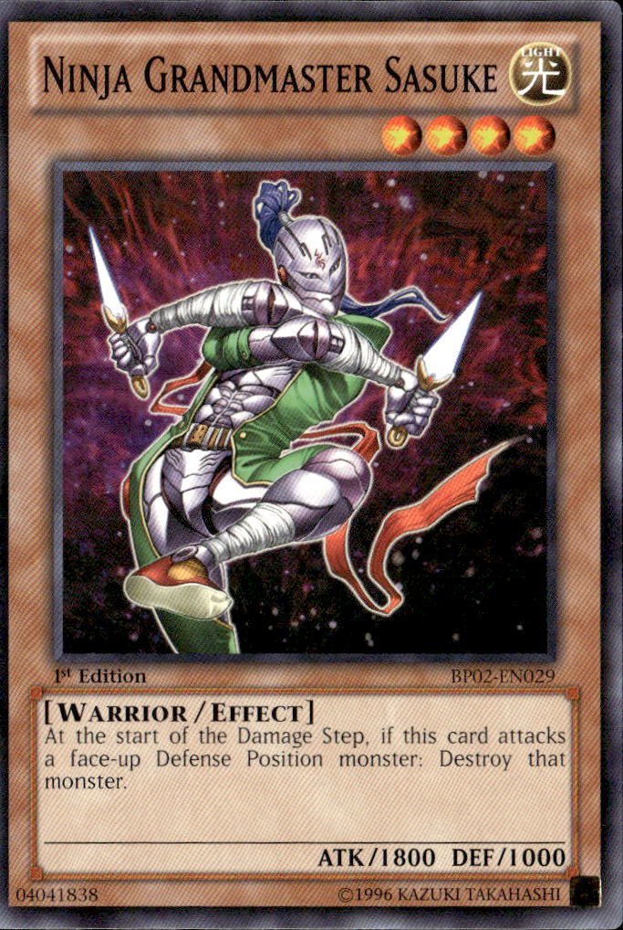 2013 Yu-Gi-Oh! Ninja Grandmaster Sasuke graded slab