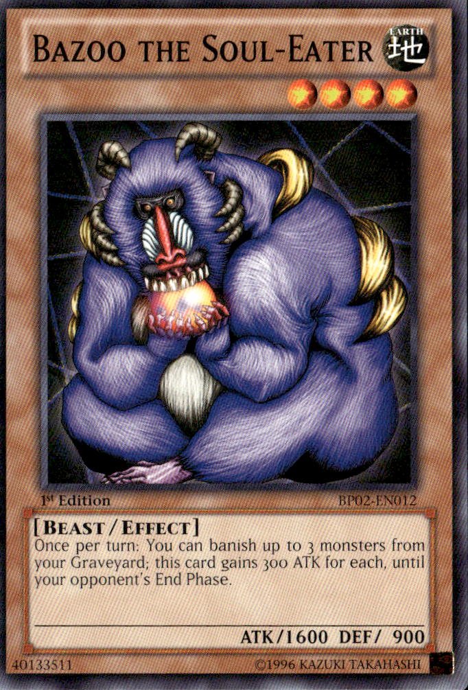 2013 Yu-Gi-Oh! Bazoo The Soul-Eater graded slab