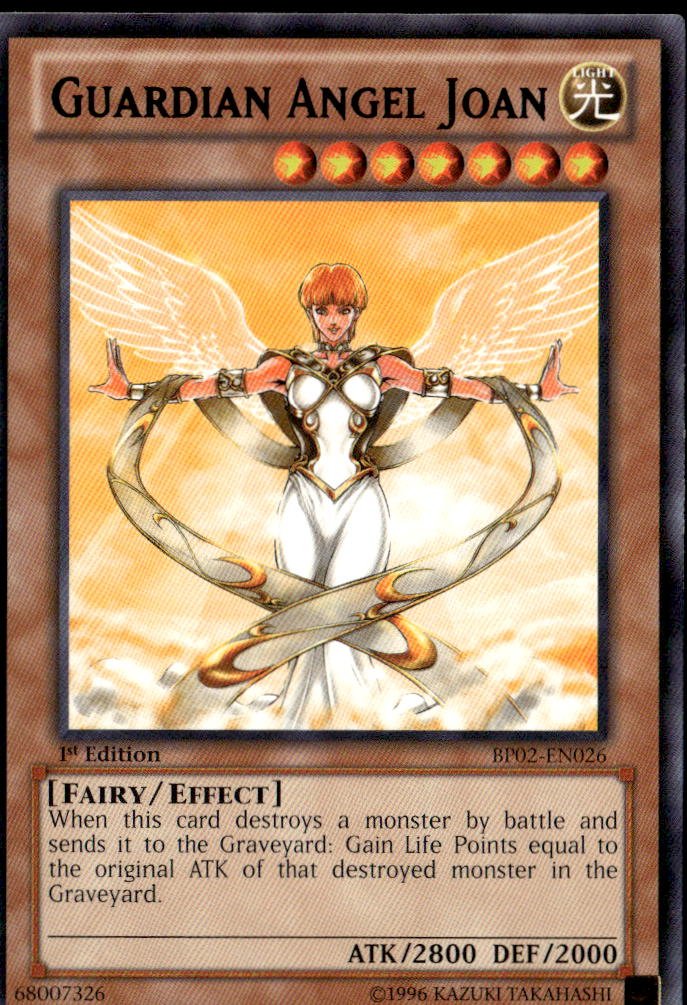 2013 Yu Gi Oh! Guardian Angel Joan graded slab