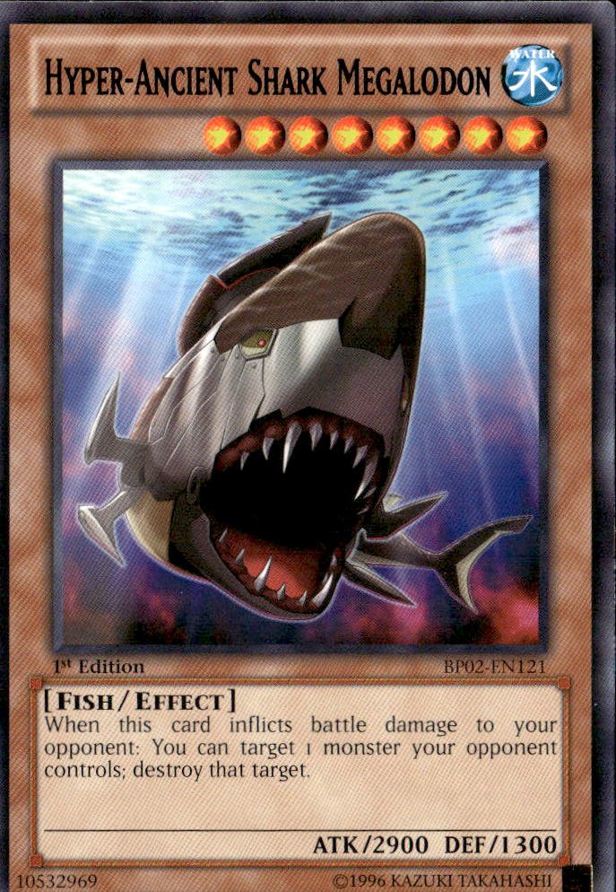 2013 Yu-Gi-Oh! Hyper-Ancient Shark Megalodon graded slab