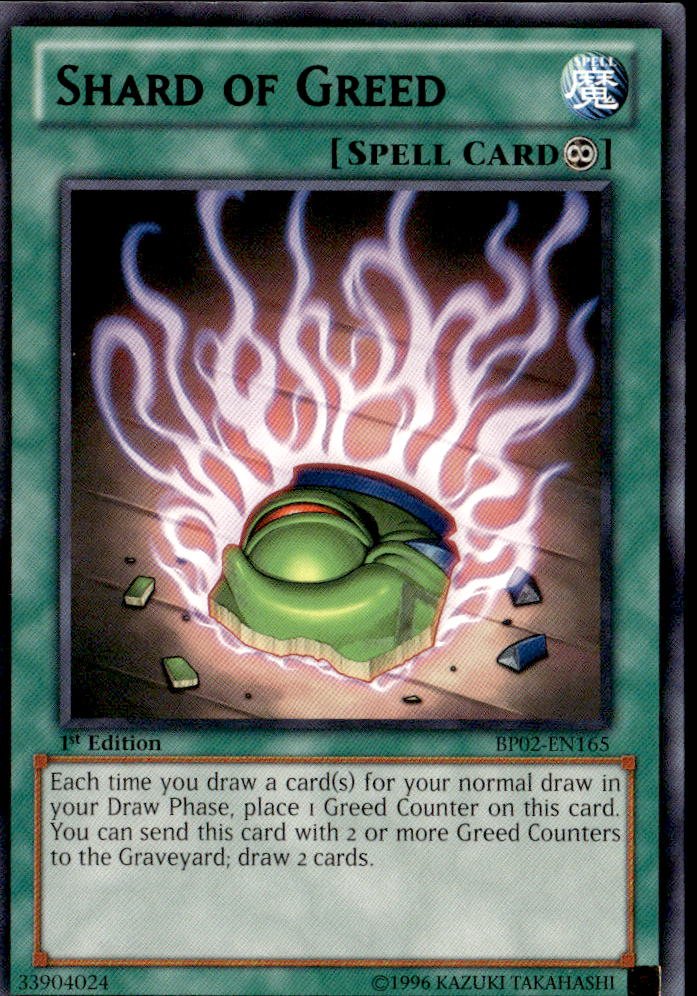 2013 Yu Gi Oh! Shard Of Greed graded slab